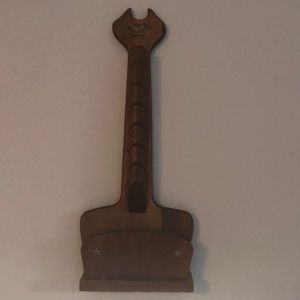 Vintage unique wood mail letter wall hanging adorn with stars and eagle.